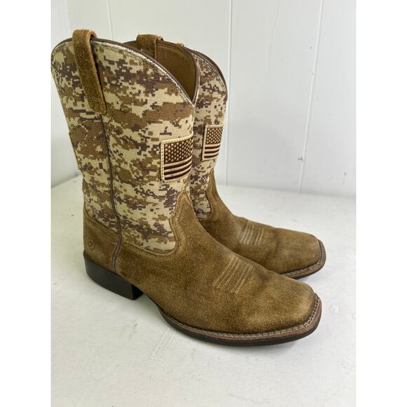 Ariat Men's Sport Patriot Camo Western Boot In Men's Size 6 or 37.5 - Picture 2 of 8